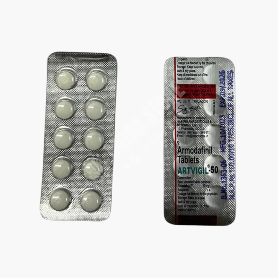 Artvigil 50 mg – Buy Armodafinil 50mg Tablets Online Australia - Image 3